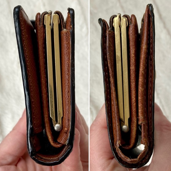 ❌SOLD❌ Louis Vuitton Vintage Y2K Monogram Kisslock Compact Wallet - Picture 6 of 16